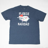 Men's Holiday Fleece Navidad Lamb Blue T-Shirt