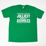 Unisex Jolliest Bunch Holiday Green T-Shirt