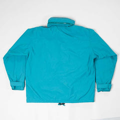 Women's Vintage L.L. Bean Teal Hooded Zipper Jacket