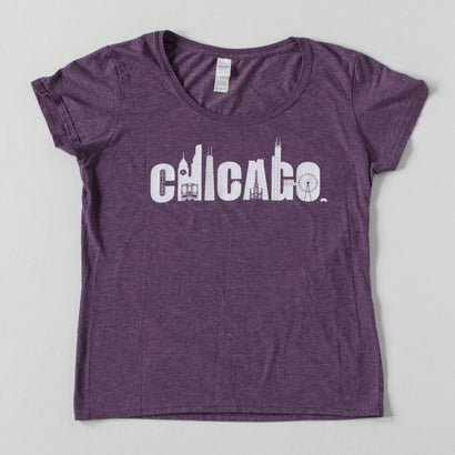 Women's Chicago Purple T-Shirt