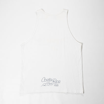 Unisex Puerto Viejo de Talamanca Costa Rica White Tank Top