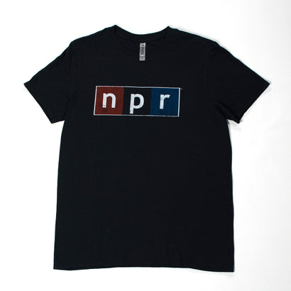 Men's NPR National Public Radio Black T-Shirt