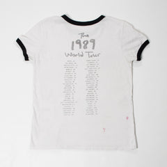 Women's Taylor Swift T.S. 1989 World Tour White T-Shirt