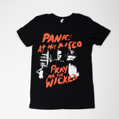 Unisex Panic! At the Disco Pray for the Wicked Black T-Shirt