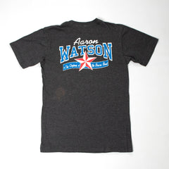 Men's Aaron Watson & The Orphans of the Brazos Band Charcoal T-Shirt