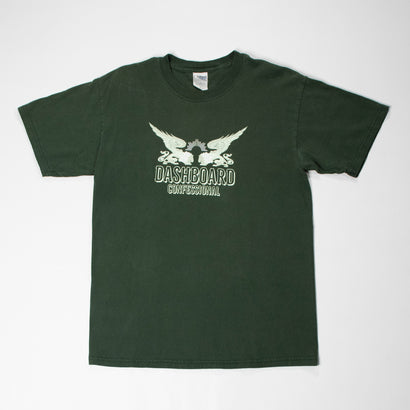 Unisex Dashboard Confessional Green T-Shirt