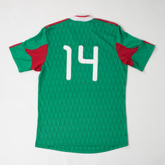 Men's Mexico Adidas Soccer Jersey #14 Chicharito Hernandez Green Jersey Sports