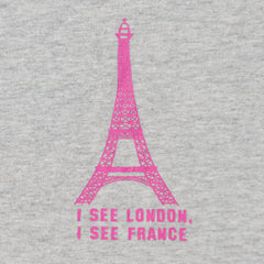 Women's I See London, I See France Gray Tank Top