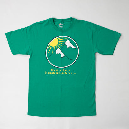 Men's Crested Butte Mountain Conference Green T-Shirt