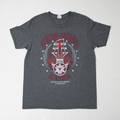 Men's Cabo Wabo Cantina Cabo San Lucas, Mexico Gray T-Shirt