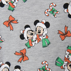 Unisex Vintage Mickey & Minnie Happy Holiday Gray Sweatshirt