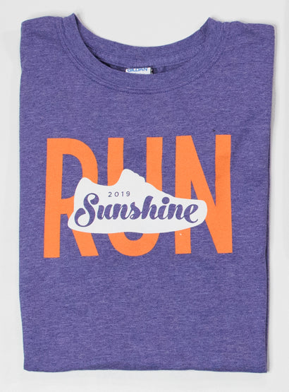 Men's Sunshine Run 2019 Purple T-Shirt