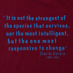 Men's Darwin Origin of Species Red T-Shirt