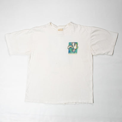 Men's Vintage 1993 WWF Manatee White T-Shirt