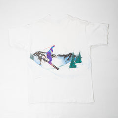 Men's Vintage 1993 Angel Fire Ski  Resort White T-Shirt