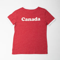 Women's Canada Maple Leaf Red T-Shirt