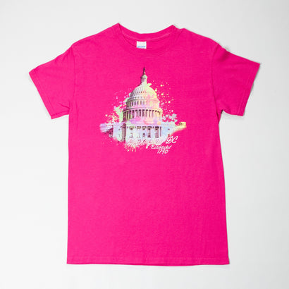 Unisex Washington DC Est. 1790 Pink T-Shirt