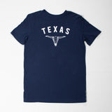 Men's Texas Longhorn Skull Navy T-Shirt