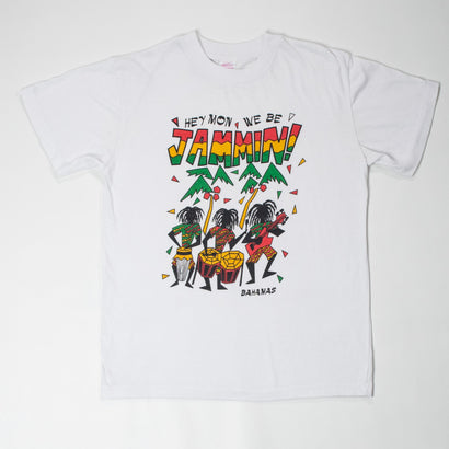 Unisex Vintage Bahamas We Be Jammin! White T-Shirt