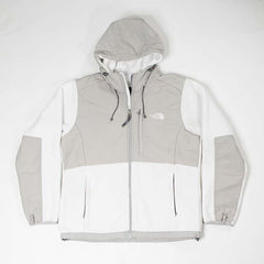 The North Face Womens Denali Fleece Jacket Size Medium White And Gray