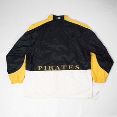 Men's Vintage Pittsburgh Pirates Starter Black & Yellow Windbreaker Zipper Jacket