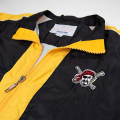 Men's Vintage Pittsburgh Pirates Starter Black & Yellow Windbreaker Zipper Jacket