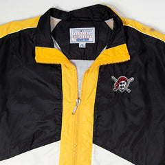 Men's Vintage Pittsburgh Pirates Starter Black & Yellow Windbreaker Zipper Jacket