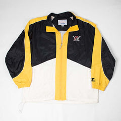 Men's Vintage Pittsburgh Pirates Starter Black & Yellow Windbreaker Zipper Jacket