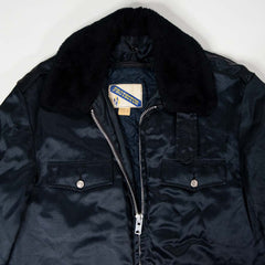 Men's Vintage Protector Dual-Lined Blue Zipper Jacket