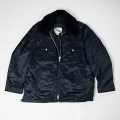 Men's Vintage Protector Dual-Lined Blue Zipper Jacket