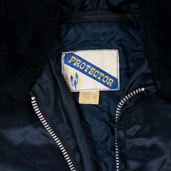 Men's Vintage Protector Dual-Lined Blue Zipper Jacket